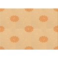 thumbnail image 1 of Ahgly Company Machine Washable Indoor Rectangle Transitional Orange Area Rugs, 6' x 9', 1 of 7