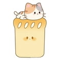 thumbnail image 1 of Slim Wall Mount Cat Scratcher Space Saving Horizontal Design Durable Cardboard Squeaky Toy For Feline Entertainment And Nail Care, 1 of 2