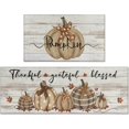 thumbnail image 1 of Fall Kitchen Rugs Fall Entrance Door Mat Pumpkin Non Slip Kitchen Rug Anti Fatigue Mats for Kitchen Floor Waterproof Washable Rug Runner for Kitchen Laundry17x30+17x47inch, 1 of 6