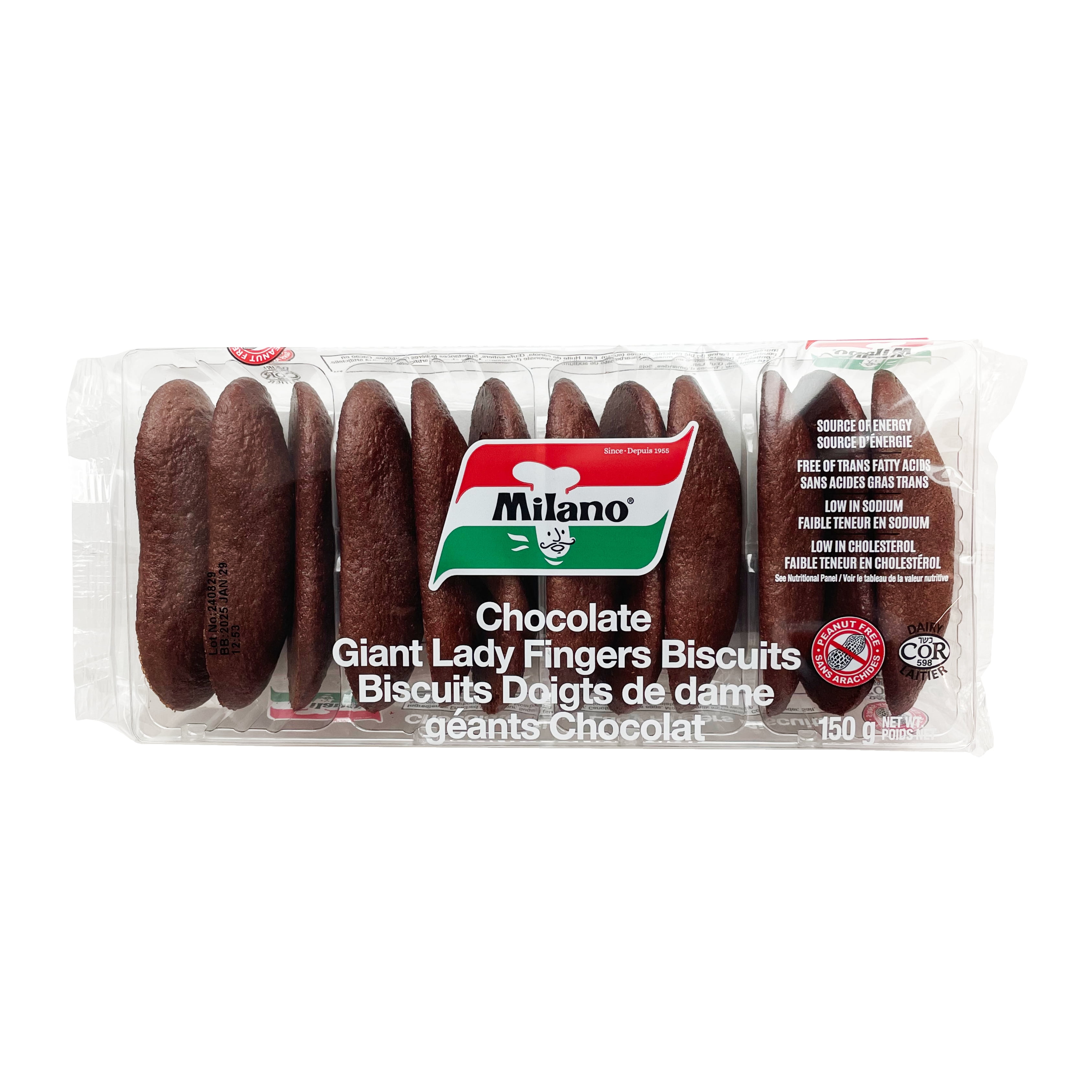 MILANO CHOCOLAT GÉANT À LA COQUILLAGE 150G