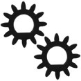 thumbnail image 1 of Pièces de Rechange pour Machine à Nouilles pour Réparation Manivelle Accessoires de Machine à Pâtes Fer Noir 2 Pcs, 1 of 8