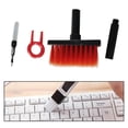 thumbnail image 3 of 4x Keyboard Cleaning Brush Corner remover cleaning Gap Tools Cleaner for Keyboard Gamers PC Black Red, 3 of 8