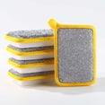 thumbnail image 1 of 5PC Dish Scrub Pads Washable Sponges, Clean Sponge Dish Scrubbing Pads, Sponges Non Scratch Kitchen Tool Kitchen Clearance (A), 1 of 6
