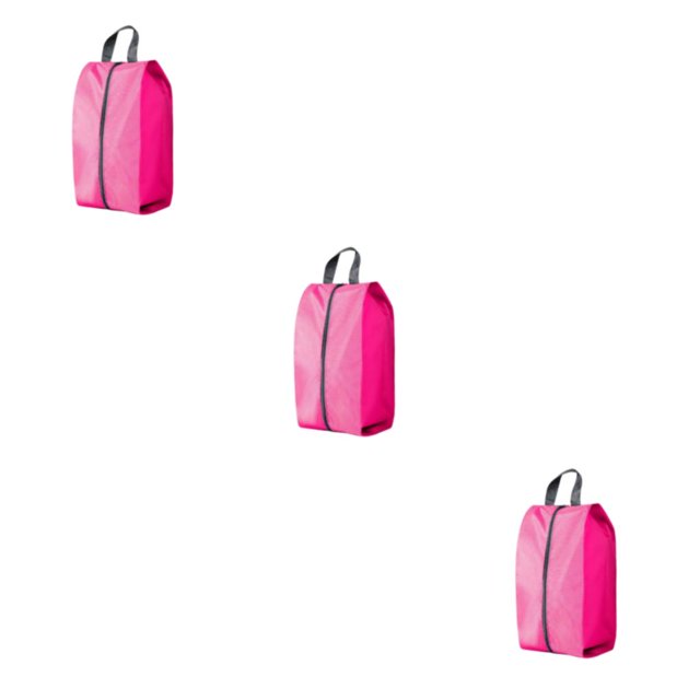 maskred Easy To Shoe Bag For Travel Simplify Packing Convenient Shoe Pouches Waterproof And Moisture-proof pink M 3Set