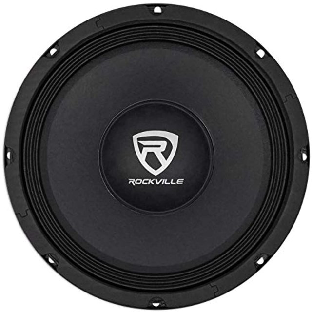 Rockville RM108PRO 10" 600 Watt 8 Ohm SPL Car Midrange Mid-Bass Pro Speaker