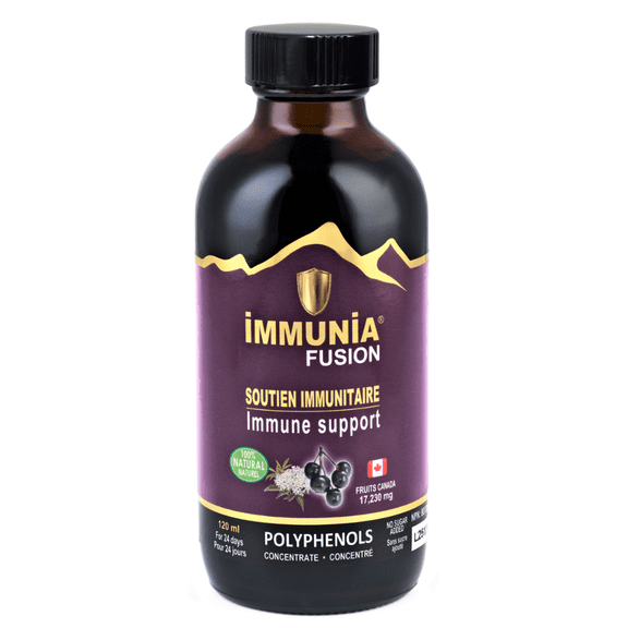 Immunia Fusion – Immune Support System for Adults and Kids. Elderberry and Elderflower Supplement with Antioxidant Fruits. No Sugar Added.