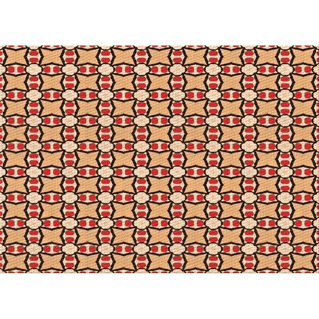 Ahgly Company Tapis Rectangulaire Lavable en Machine Intérieur Transitionnel Rouge Safran, 6 Pieds x 9 Pieds