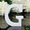 thumbnail image 2 of Agiferg Wood Wooden Letters White Alphabet Wedding Birthday Party Home Decorations G, 2 of 3