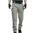 thumbnail image 4 of cllios Pantalon Tactique pour Hommes à Multiples Poches Pantalon Cargo de Randonnée Pantalon de Travail Léger pour Hommes Construction Pantalon de Travail Résistant à l'Eau, 4 of 8