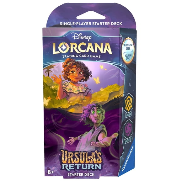 Ravensburger Disney Lorcana Ursula's Return Starter Deck - Amber and Amethyst