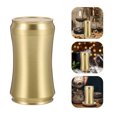 thumbnail image 3 of 1 Pce Boîte à Thé Scellée Simple en Cuivre Pot de Rangement Portable pour Feuilles de Thé Doré, 3 of 9