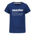 thumbnail image 3 of TZEWGL Summer Short Sleeve Letter Printed Tunic Tees For Child Clothes For Baby size 8-9T, 3 of 4