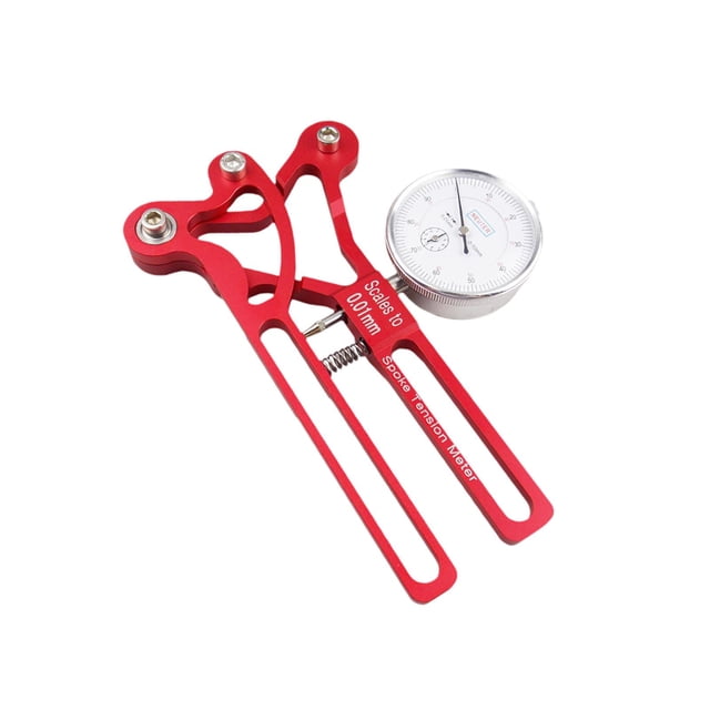 Lipstore Bicycle Spoke Tension Meter Adjustment Tool Cycling Professional Repair Tool Red