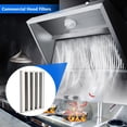 thumbnail image 4 of Efficient Grease Removal Commercial Range Hood Filter - 430 Stainless Steel, 6-Groove Baffle, 6 Pack, for Kitchen Exhaust and Microwave Replacement, 4 of 28