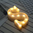 thumbnail image 2 of LED Marquee Letter Lights Decorative Marquee Light Up Letters Lighted Alphabet Signs LED Lights for Birthday Wedding Party Bar Home Decor  A-Z  & Arrow, 2 of 3