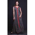thumbnail image 2 of Bimba Robe Shibori Anarkali Bleu Indigo2 pour Femmes, Kurti Imprimée Ethnique Indienne, Longue Kurta, Robe de Soirée, Moyen, 2 of 6