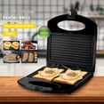 thumbnail image 5 of 750W Mini Baking Toaster Household Multi-function Non-stick Double-sided Heating Bread Maker Striped, 5 of 5