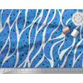 thumbnail image 2 of Soimoi Poly Georgette Fabric Heart,Dot & Leaves Print Fabric by The Yard 52 Inch Wide, 2 of 3