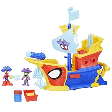 Marvel Spidey et ses Amis Extraordinaires Water-Webs Bateau de pirates Bulles et toiles