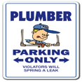 thumbnail image 1 of SignMission Z-A-1014-Plumber Plombier Nouveauté Signe en Aluminium, 1 of 1