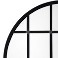 thumbnail image 2 of Benzara BM241116 Mirror with Metal Frame & Grid Design, Silver & Black, 2 of 5