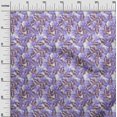 thumbnail image 3 of oneOone Silk Tabby Purple Fabric Tropical Craft Projects Decor Fabric Printed By The Yard 42 Inch Wide, 3 of 5