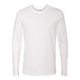 thumbnail image 1 of Next Level Cotton Long Sleeve Crew, M, White, 1 of 3