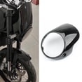 thumbnail image 4 of jinwen 7" Carénage de Phare de Moto Noir Rétro Accessoires de Course Lisse, 4 of 9