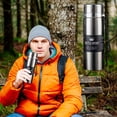 thumbnail image 1 of Chmadoxn Winter Portable Rope Insulation Cup Stainless Steel Outdoor Vehicle Mounted Large Capacity Insulation Cup 800mL vacuum cup, 1 of 5