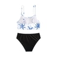 thumbnail image 3 of Teen Girls Swimsuits 2 Piece Cute Bikini Swimsuit Ruffle Cute Swimwear Bathing Suits 14-15 Years, 3 of 8