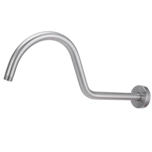 Shower Arm Pipe,NPT1/2 Shower Arm Kit Shower Supplies Shower Head Extension Rod Sleek Aesthetic
