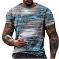 thumbnail image 1 of EGNMCR T-Shirts pour Homme T-shirt Homme Non Positionné Imprimé Régulier Loisirs Vacances Sport Manches Courtes Col Rond T-shirt Blouses Cadeaux pour Hommes, 1 of 4