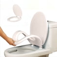 thumbnail image 1 of Aqestyerly Round Soft Close Toilet Seat with Quick Release,Durable Plastic Toilet Seat with Easy Install and Clean Function,Never Loosen Toilet Seat HWRETIE, 1 of 9