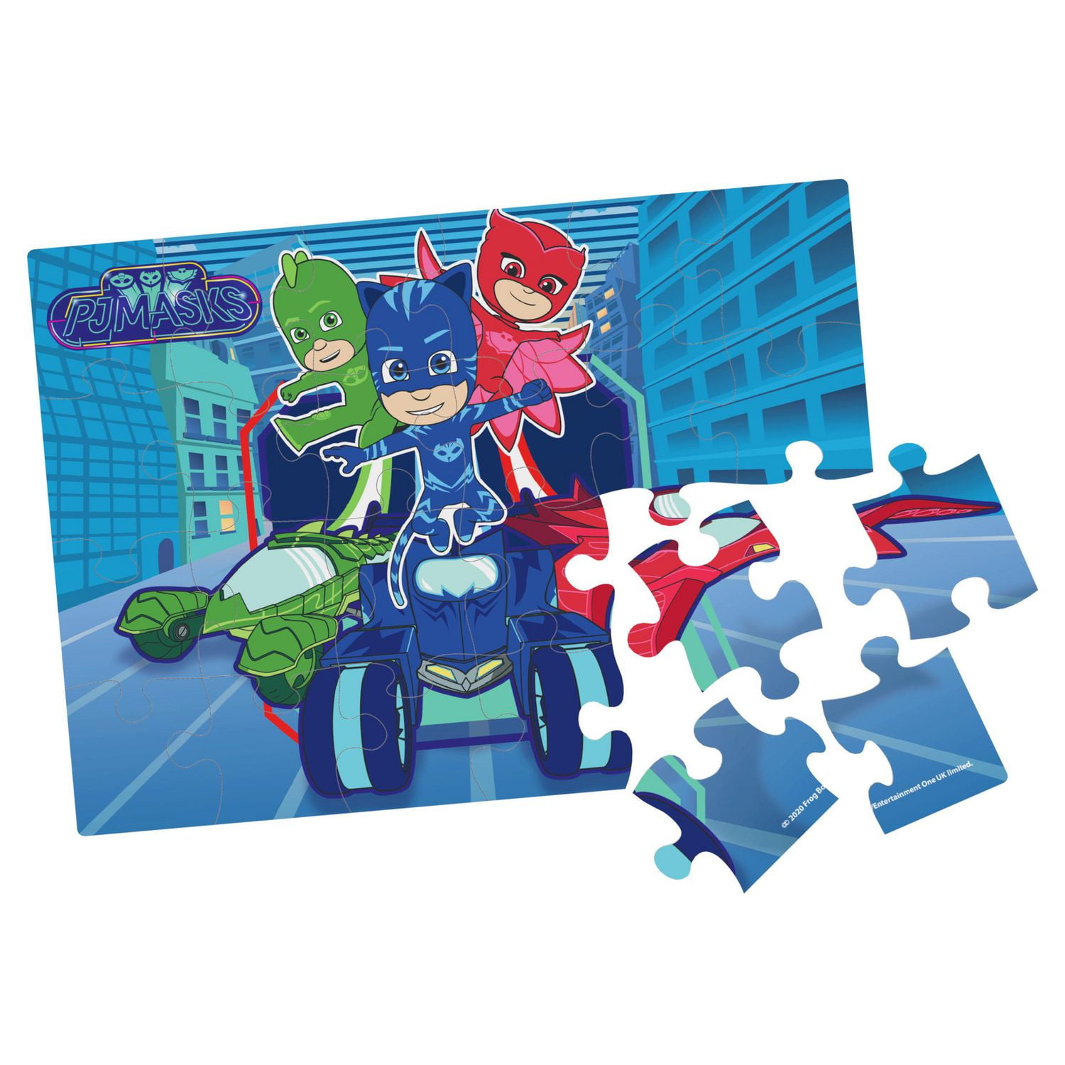 Puzzle PJ Masks en tube, pour les familles et les enfants à partir de 4 ans
