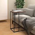 thumbnail image 1 of vidaXL Side Table Black 40x30x59 cm Engineered Wood, 1 of 4