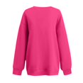 thumbnail image 5 of Breezora Chandail à Capuchon à Poche Surdimensionné pour Femmes, Col Rond, Chandail Décontracté Confortable, Taille TTG, Rose Vif, 5 of 5