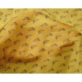 thumbnail image 4 of oneOone Silk Tabby Yellow Fabric Rabbit Animal Quilting Supplies Print Sewing Fabric By The Yard 42 Inch Wide, 4 of 4