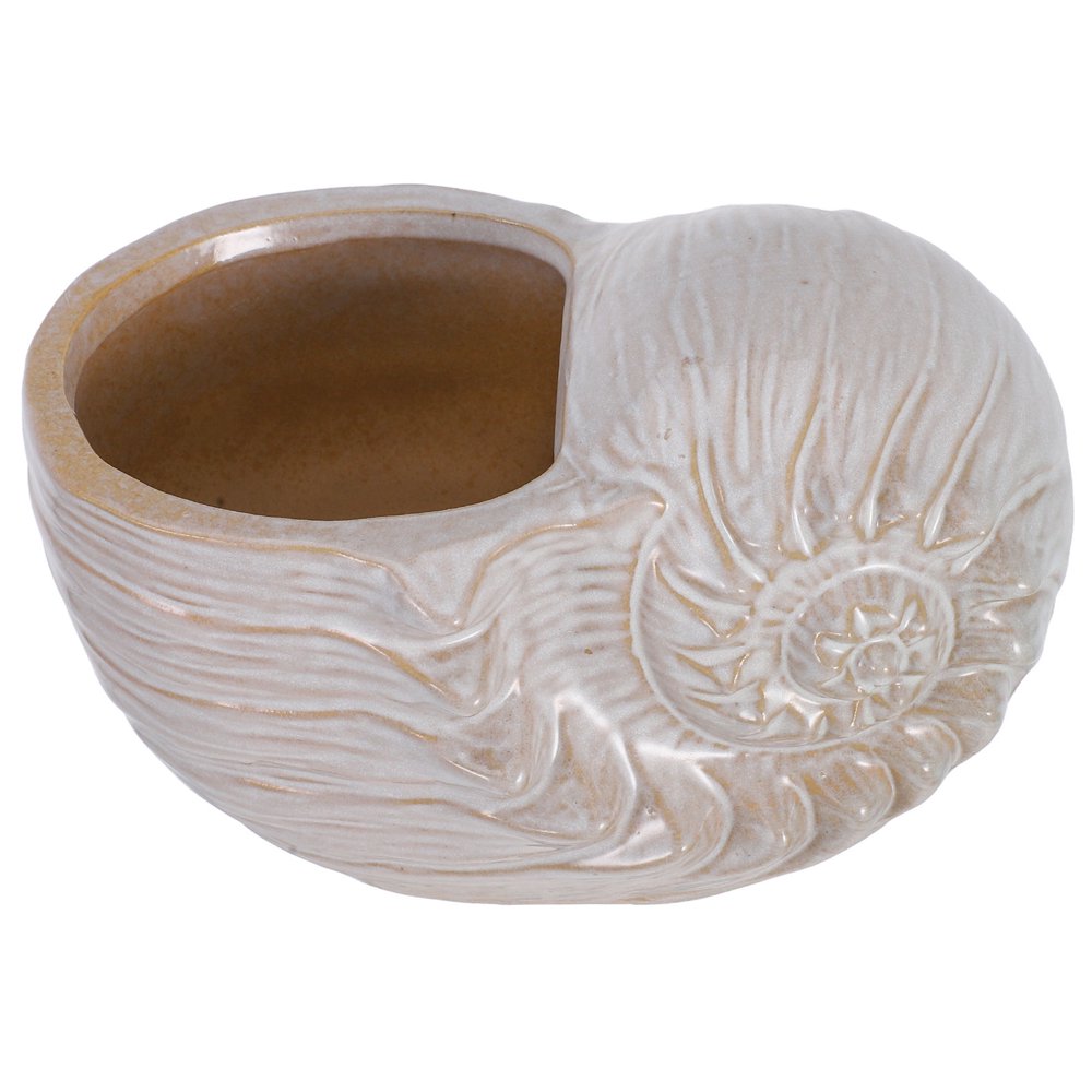 AMERTEER Sea Shell Pot For Plants Planter Decorative Vase Flower Pot Ceramic Planter Ceramic Pot For Plants Ocean Series Ceramic Planter For  Plants