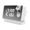 thumbnail image 2 of EGNMCR Réveils pour Chambres, Horloges pour Salon Horloge à Projection Miroir Affichage Grand Écran LED Muet Réveil Électronique à Projection Réveil, 2 of 2