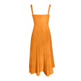 thumbnail image 5 of 2025 Robe d'Été Confortable et Ample à Col Montant pour Femmes, Couleur Unie, Manches Courtes, Robe de Soirée d'Automne, Longue Robe, 5 of 5