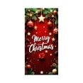 thumbnail image 1 of Qiulaii 2 Pcs Rideau de Porte de Noël Festif avec Père Noël, Décoration de Fête en Polyester pour Porte d'Entrée, Mur et Fête, Décor Intérieur Réutilisable 35*71 Po, 1 of 6