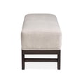 thumbnail image 2 of Bowery Hill Modern Mission Upholstered Dining Bench in Coffee Bean, 2 of 5