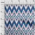 thumbnail image 1 of oneOone Tissu en Coton Flex Chevron Ikat Imprimé 1 Yard 40 Pouces de Large, 1 of 4