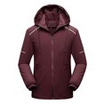thumbnail image 2 of Men's Detachable Cap Waterproof, Dirt-proof, Wind-proof, Tear-resistant Zipper Casual Warm Jacket, 2 of 4