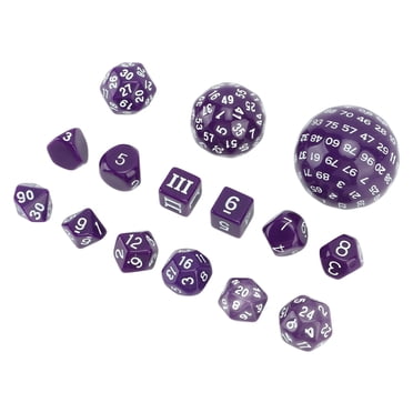 Ensemble de dés de Jeu de Table, 15 Pcs dés Polyédraux Jeu de Table dés Polyédraux Ensemble de dés Polyédraux Conçus pour l'Avenir