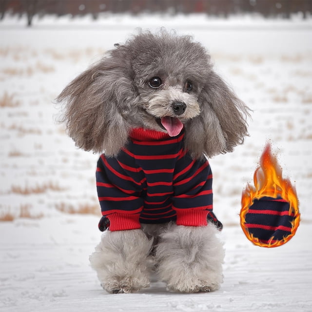 SIfdSeng Dog Clothes for Large Dogs Female Four Seasons Pet Clothes Warm Pajamas Cotton Soft and Comfortable Simple Striped Colorblocking Design Dog Shirts for Medium Dogs Dog Shirt Xxl Large Breed