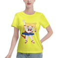 thumbnail image 1 of Women's Basic Short Sleeve T-Shirt Sailor Moon Q Edition Tsukiha, 1 of 6
