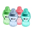 thumbnail image 1 of Tommee Tippee Closer to Nature Biberons pour Bébé, Tétines Imitant le Sein avec Valve Anti-Colique, 4x9oz Biberons, 1 of 5