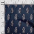 thumbnail image 2 of oneOone Cotton Poplin Black Fabric Asian Block Floral Sewing Craft Projects Fabric Prints By Yard 56 Inch Wide, 2 of 4