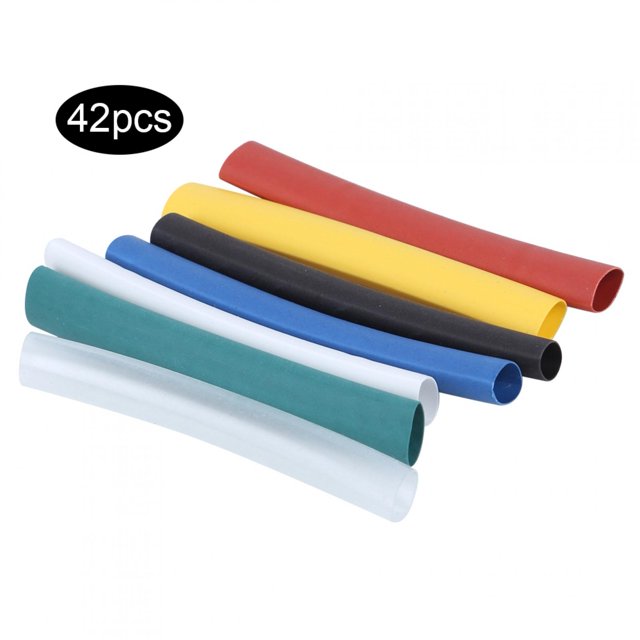 Wire Wrap Sleeves, Heat Shrink Tube, Strong 42Pcs Insulation Solder Joint Protection For Wire Connection Industry